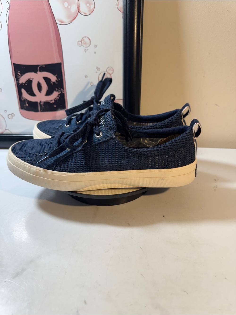 Sperry Lounge LTT Mesh Navy Low-Top Sneakers - Women’s Size 6.5